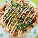 肉団子入りお好み焼き